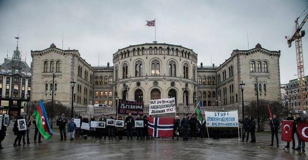 Hocalı katliamı Oslo’da protesto edildi