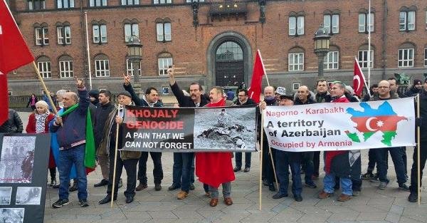 Hocalı katliamı Oslo’da protesto edildi / Ek fotoğraflar