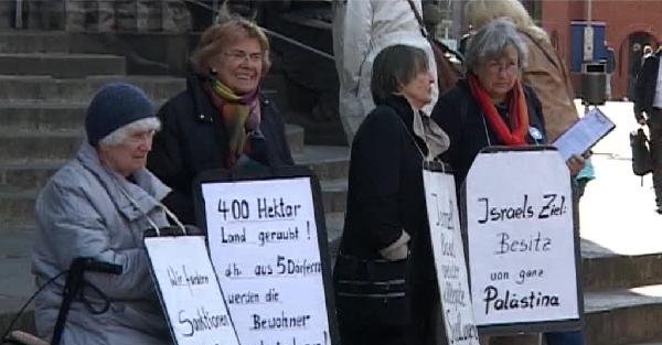 İsrail'in Filistin politikası Bremen'de protesto edildi