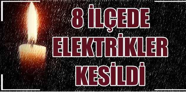 İstanbul'a yıldırım şoku! | Elektrikler kesik, 8 ilçe karahlıkta