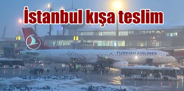 İstanbul'da kara kış hakim; Kar kalınlığı 20 santimi buldu