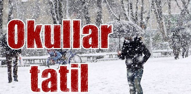 İstanbul'da okullara kar tatili Valilik'ten son açıklama