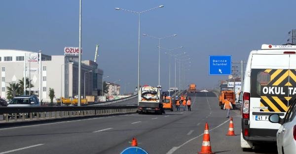 İzmit'te Tamamlanmadan Açılan Köprü Üçüncü Kez Kapatıldı
