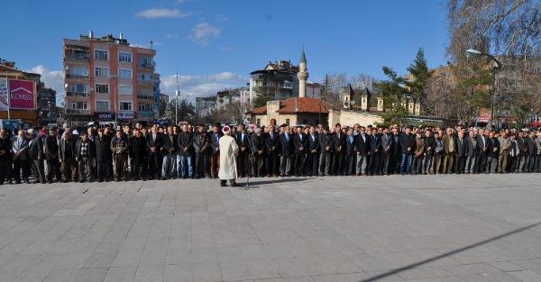 Karaman'da şehit savcı Kiraz için gıyabi cenaze namazı