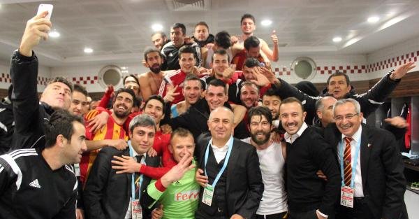 Kayserispor'un farklı galibiyet sevinci