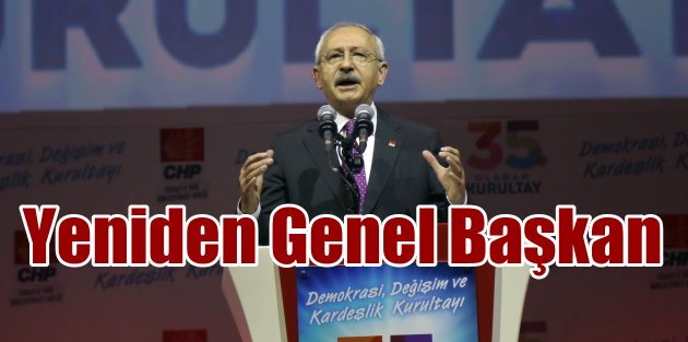 Kılıçdaroğlu 990 oyla yeniden Genel Başkan