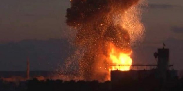 Kobani'yi bu kez uçaklar vurdu