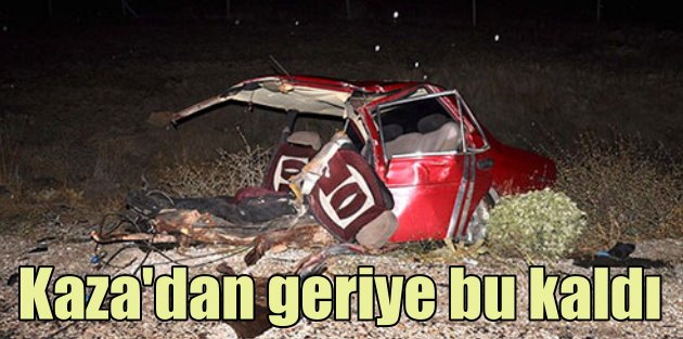 Konya Akören'de feci kaza, 2 ölü 7 yaralı var