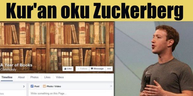 Kura'n oku Zuckerberg; Facebook'un kurucusuna mesaj yağmuru