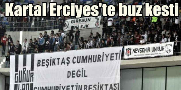 Lider Beşiktkaş'ı Erciyes son dakika golüyle devirdi , K. Erciyesspor 3 -  Beşiktaş 2