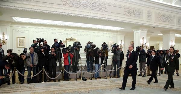 Macaristan Büyükelçisi Gabor Kiss Çankaya Köşkü'nde