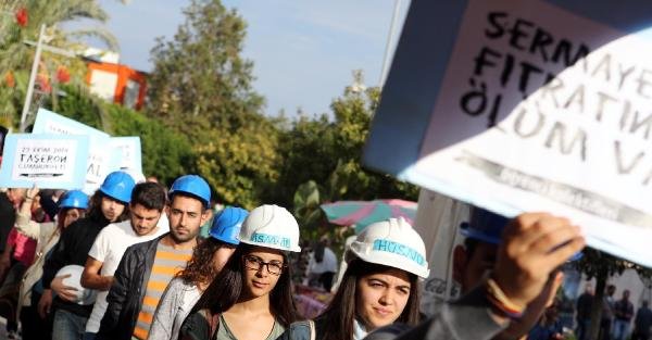 Madenciler İçin Antalya'da 'yaşam Nöbeti'