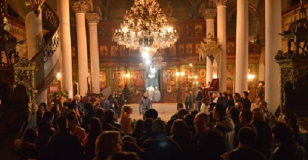 Makedonya’da Ortodoks Hristiyanlar Paskalya Bayramı'nı kutladı
