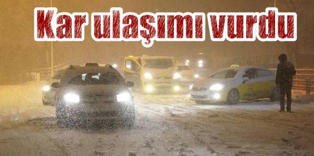 Marmara'da kar alarmı; İstanbul trafiğine dikkat