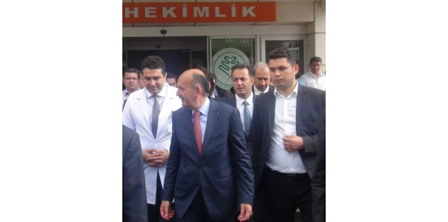 Müezzinoğlu, vurulan belediye başkanını ziyaret etti