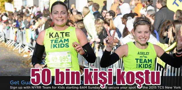 New York Maratonu'nda Yaklaşık 50 Bin Kişi Koştu
