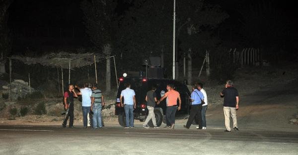 Osmaniye'de zırhlı polis aracına saldırı
