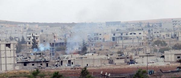 Peşmerge, Kobani'de Işid'e Katyuşa Füzeleri Attı