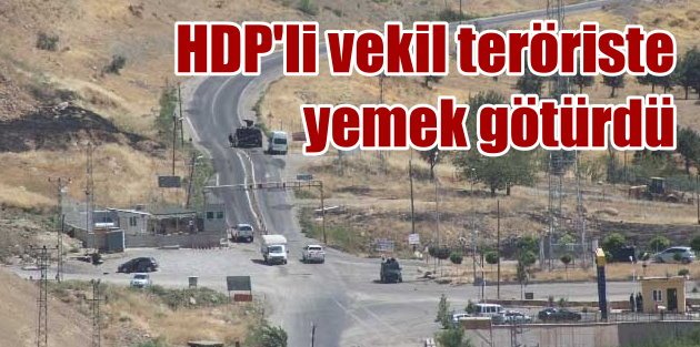 PKK acıktım dedi, HDP'li vekil aracına erzak yükleyip çıktı
