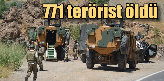 PKK bu kadarını beklemiyordu, 771 terörist öldürüldü