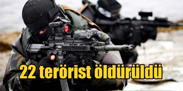 PKK Nusaybin'de ağır kayıp verdi. 22 terörist öldürüldü