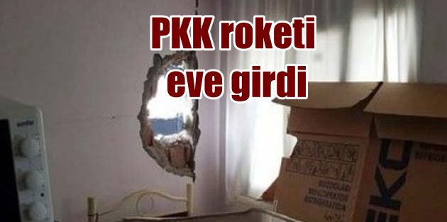 PKK'nın polise attığı roket eve girdi; Katliamdan dönüldü