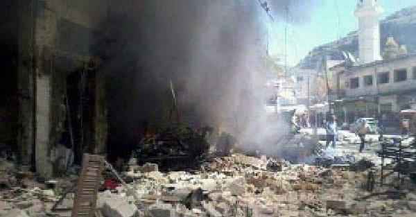 Rejim uçakları pazar yerini bombaladı: 30 ölü, çok sayıda yaralı