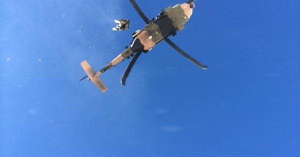 Rize'de Karda Mahsur Kalan Çoban Ve Sürüsüne Askeri Helikopterli Operasyon