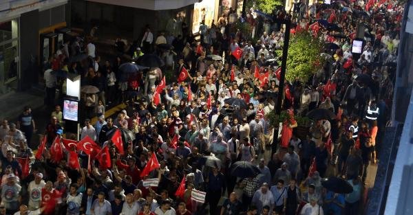 Samsun'da teröre tepki yürüyüşü