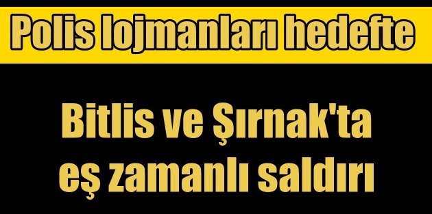 Şırnak ve Bitlis'te saldırı: Çatışmadan kaçtılar