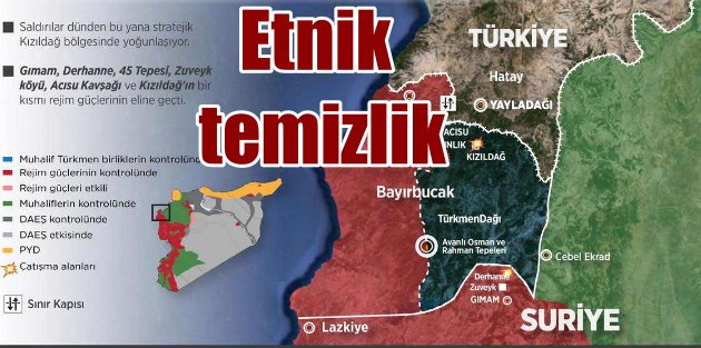 Suriye'de 20 bin Türkmen'e soykırım tehdidi