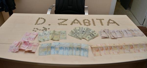 Suriyeli dilenciden bin 200 dolar ile bin 950 lira çıktı