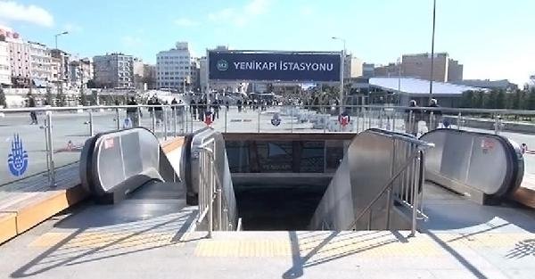 Taksim-Yenikapı metro seferi 1,5 saat yapılamadı