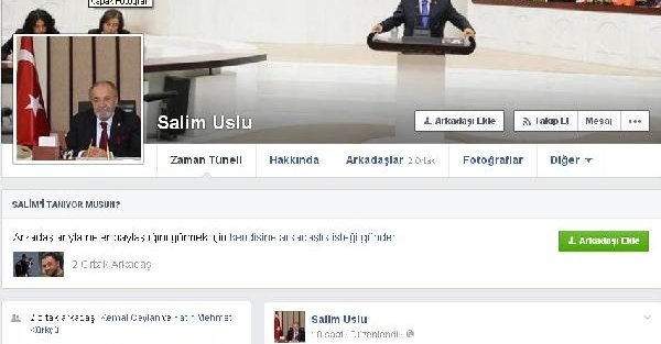 TBMM İdari Amiri Uslu’nun twitter hesabına erişim engellendi