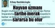 Densiz Prof'tan kin dolu sözlür.. İstanbul'u barbarlar işgal etmiş..