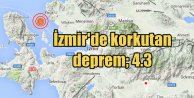 İzmir'de deprem, 4.3, İzmir Körfezi'nde korkutan deprem