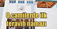 PKK'lıların ateşe verdiği 16 camide teravih namazı
