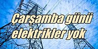 Çarşamba günü Anadolu Yakası'nda elektrik kesintisi var