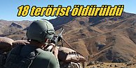 Kars, Hakkari, Şırnak ve Ağrı'da 18 terörist öldürüldü