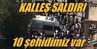 Şemdinli'de kahpe saldırı; 10 asker şehit, 8 vatandaş can verdi