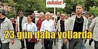 CHP ilk molayı Eryaman'da verdi: Kılıçdaroğlu 23 gün daha yürüyecek