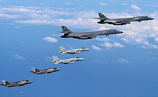ABD savaş uçakları Güney Kore'de atış tatbikatı yaptı