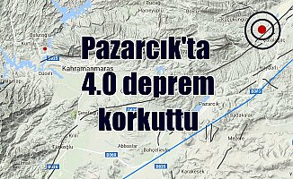Kahramanmaraş'ta deprem: Pazarcık 4.0 ile sallandı