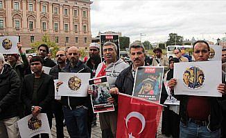 İsveç'te Arakan protestosu