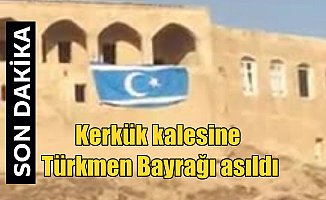 Kerkük'te Barzani'nin bayrağı indirildi
