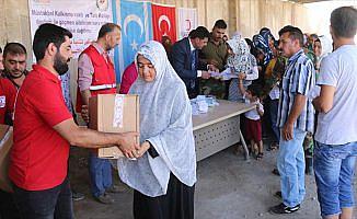Türk Kızılayından Türkmenlere insani yardım
