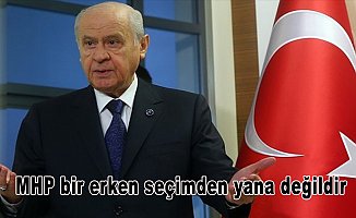 MHP Genel Başkanı Bahçeli: MHP bir erken seçimden yana değildir
