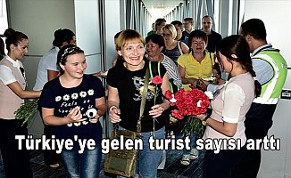 Türkiye'ye gelen turist sayısı arttı