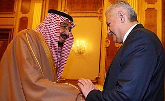 Başbakan Yıldırım Suudi Arabistan Kralı Selman ile görüştü