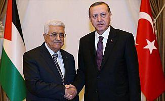 Cumhurbaşkanı Erdoğan, Abbas ile telefonda görüştü